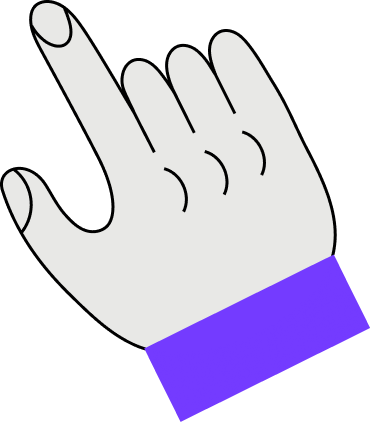 pointing hand